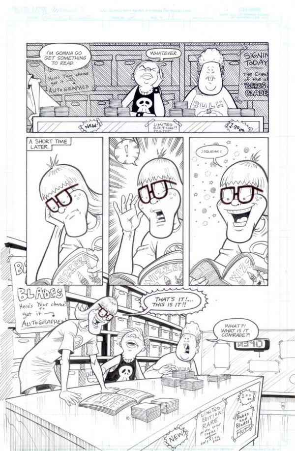 3 Geeks Original Art Rich Koslowski