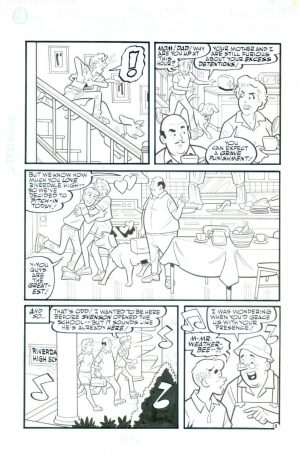 Archie Original Comic Art Rich Koslowski