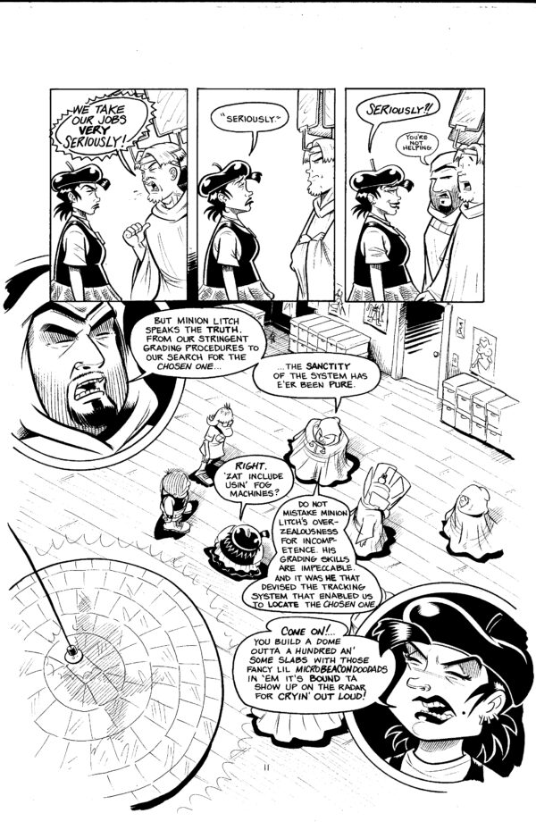 3 geeks slab madness original art (copy)