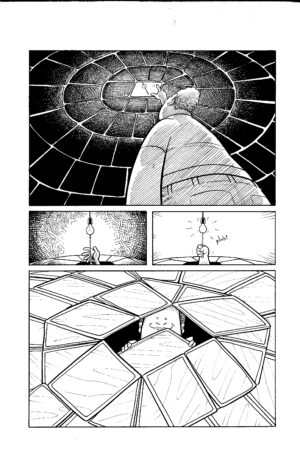 3 geeks slab madness original art
