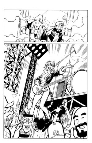 archie meets jay & silent bob original art