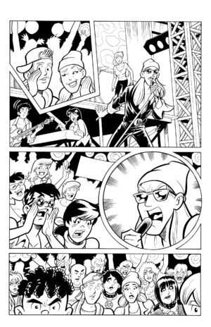 archie meets jay & silent bob original art pg #12