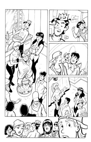 archie meets jay & silent bob original art pg #40