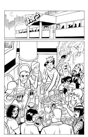 archie meets jay & silent bob original art pg #38