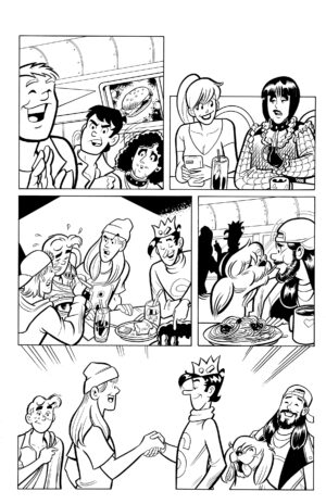archie meets jay & silent bob original art pg #38