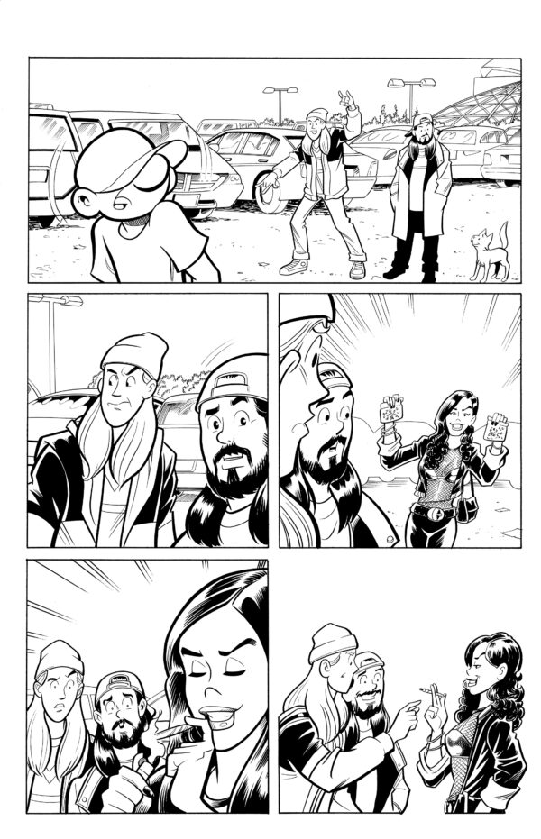 archie meets jay & silent bob original art pg #25 (copy)