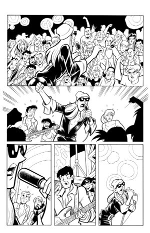 archie meets jay & silent bob original art pg #35