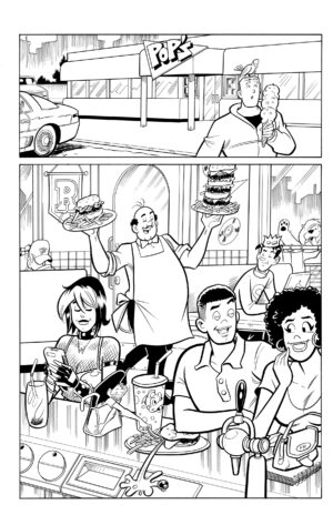 archie meets jay & silent bob original art pg #34 (copy)