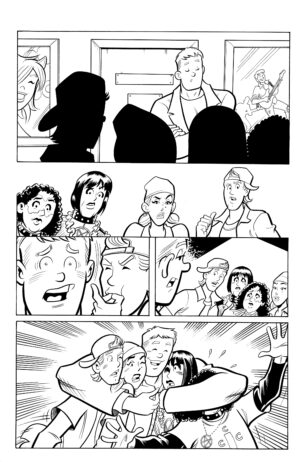 archie meets jay & silent bob original art pg #27