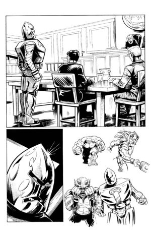 f.a.r.m. system: rage original art