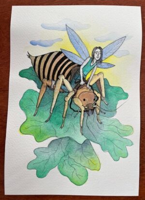 stella rose koslowski art: naughty moose!