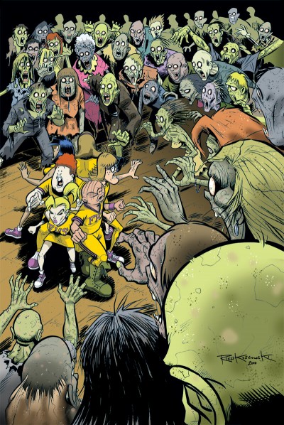 3 Geeks zombies by Rich Koslowski